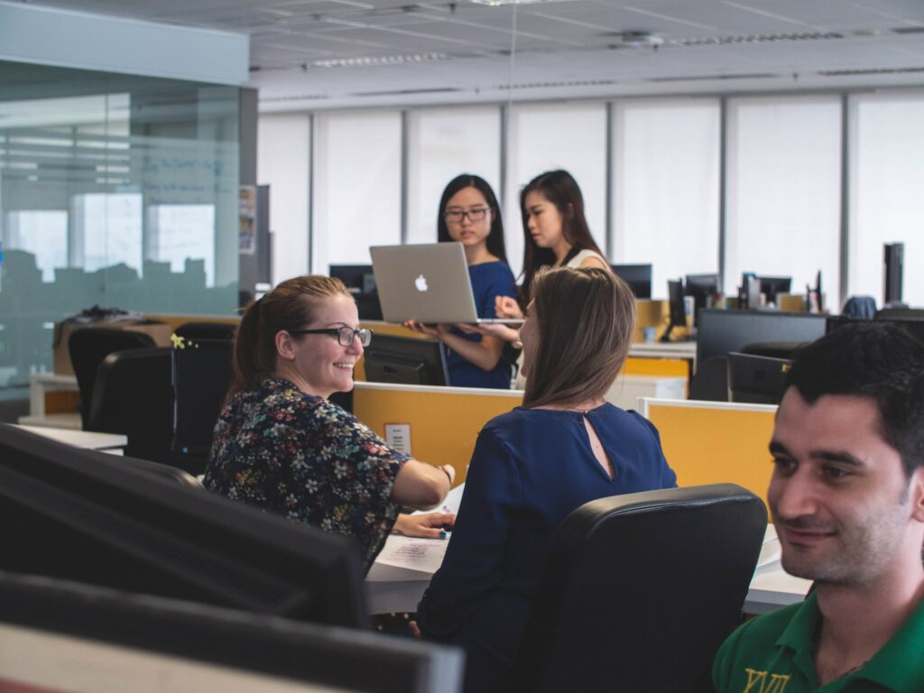 Empleados en el trabajo