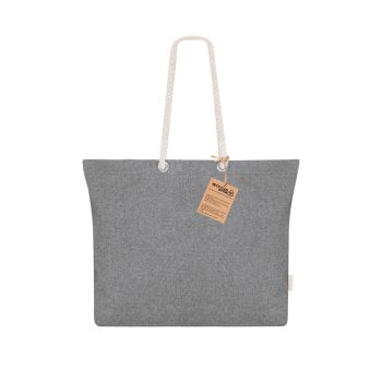 Bolsa personalizable algodón reciclado Coulan Negro