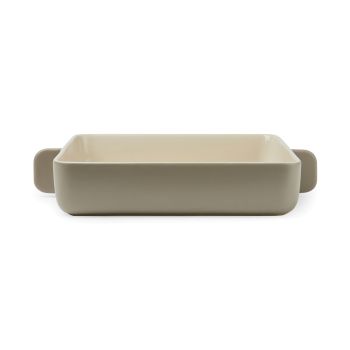 Fuente de horno rectangular personalizable Monte Gris