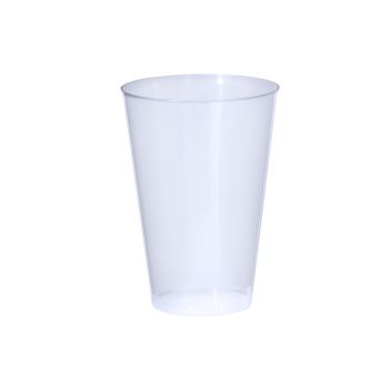 Vaso de plástico personalizable 400 ml. Cuvak Transparente