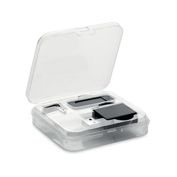Set bloqueadores de webcam, datos y audio Blocker Negro