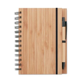 Libreta A6 con tapa de bambú Bambloc