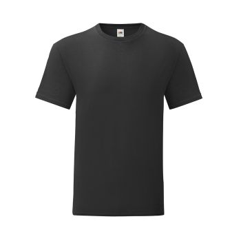 Camiseta promocional de algodón 150 g/m Iconic Negro S