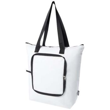 Bolsa tote nevera publicitaria 15L EcoFold Blanco