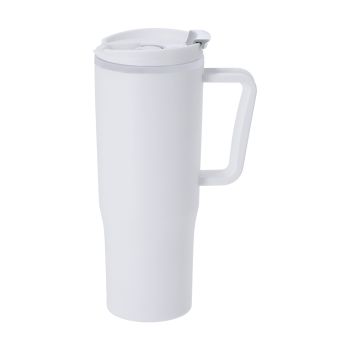 Taza térmica promocional 800 ml Miranda Blanco