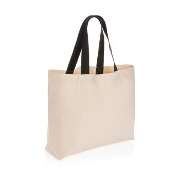 Bolsa tote grande corporativa sin teñir Impact Aware Blanco Roto