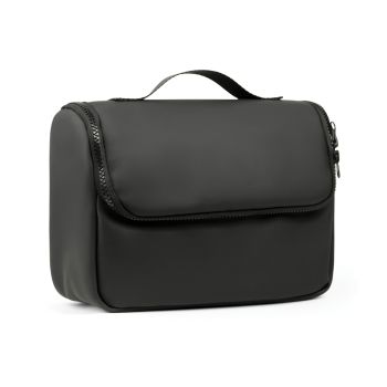 Neceser de viaje Vinga de PU personalizable Baltimore Negro