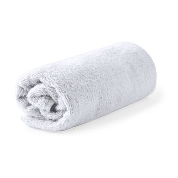Toalla absorbente algodón personalizada Canoria Blanco