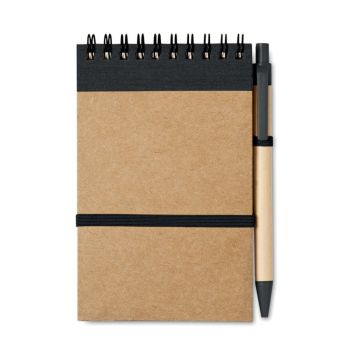 Libreta de bolsillo promocional A6 con bolígrafo Sonora