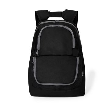 Mochila de poliéster personalizada Storil Negro