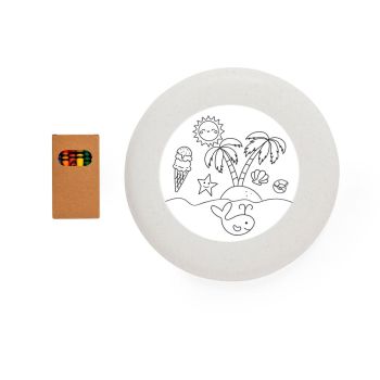 Frisbee personalizable para colorear Ashen