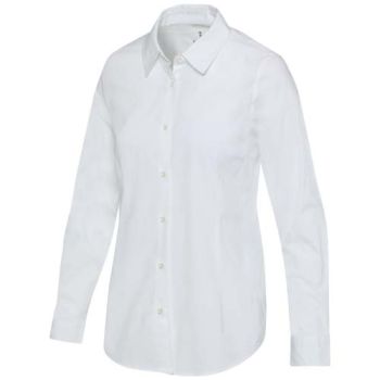 Camisa para mujer de popelina Carnelian Blanco XS