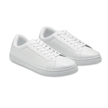 Zapatillas personalizables en polipiel talla 41 Blancos Blanco