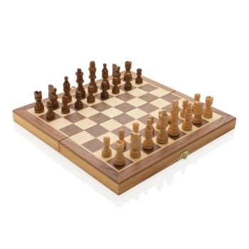 Juego de ajedrez plegable Luxury de madera FSC