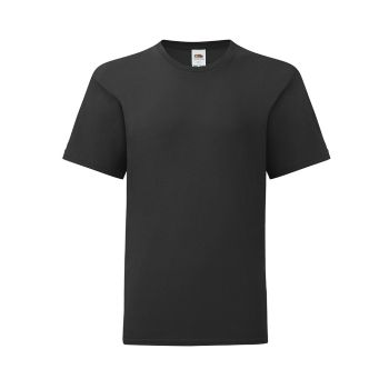 Camiseta infantil Iconic de Fruit of the Loom Negro 5-6 años