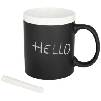 Taza personalizada con pizarra  para escritura 330ml Chalk