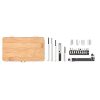 Set herramientas corporativo 21 piezas en estuche Gallaway
