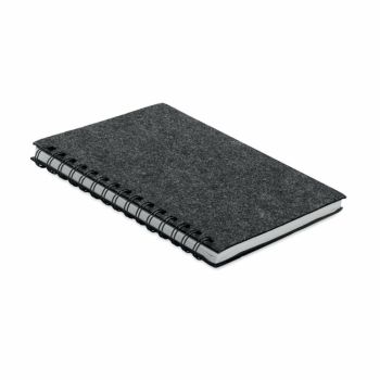 Libreta A5 de anillas de fieltro rPET personalizable Ringfelt