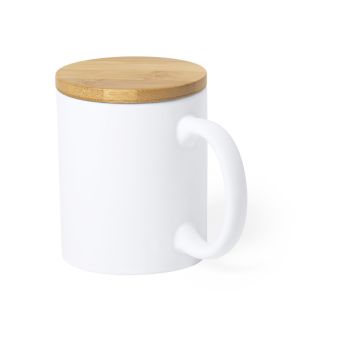 Taza de cerámica 370 ml. Yotel Blanco