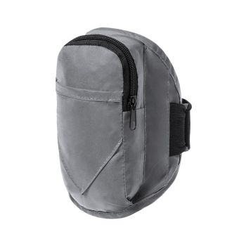 Brazalete con logo reflectante Bilbon Gris