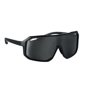 Gafas de sol deportivas con lentes espejadas Flash Negro