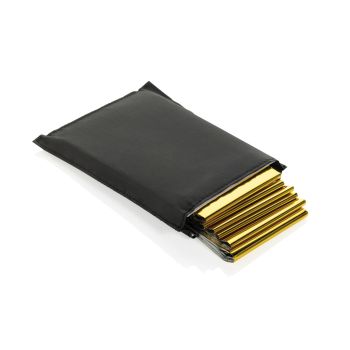 Manta emergencia térmica reciclada Solra Negro