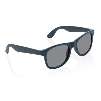 Gafas de sol promocionales con lente ahumada Azul Marino