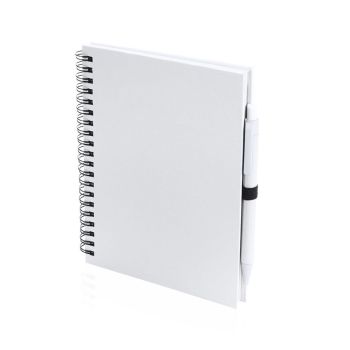 Libreta Koguel Portada Rígida. 70 Hojas. Bolígrafo Cartón Reciclado Incluido