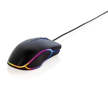 Ratón ergonómico con iluminación RGB