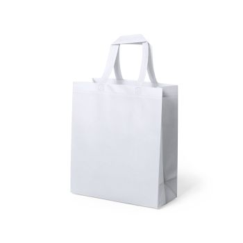 Bolsa para merchandising non-woven Kustal Blanco