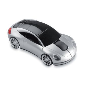 Ratón inalámbrico forma coche Speed Plata