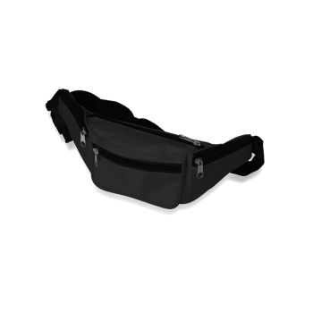 Riñonera personalizable con cuatro bolsillos Crown Negro