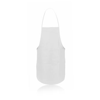 Delantal promocional con bolsillo Vanur Blanco