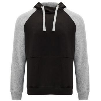 Sudadera bicolor unisex Badet Negro XS